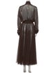 Norma Kamali V-Neck Long Dress