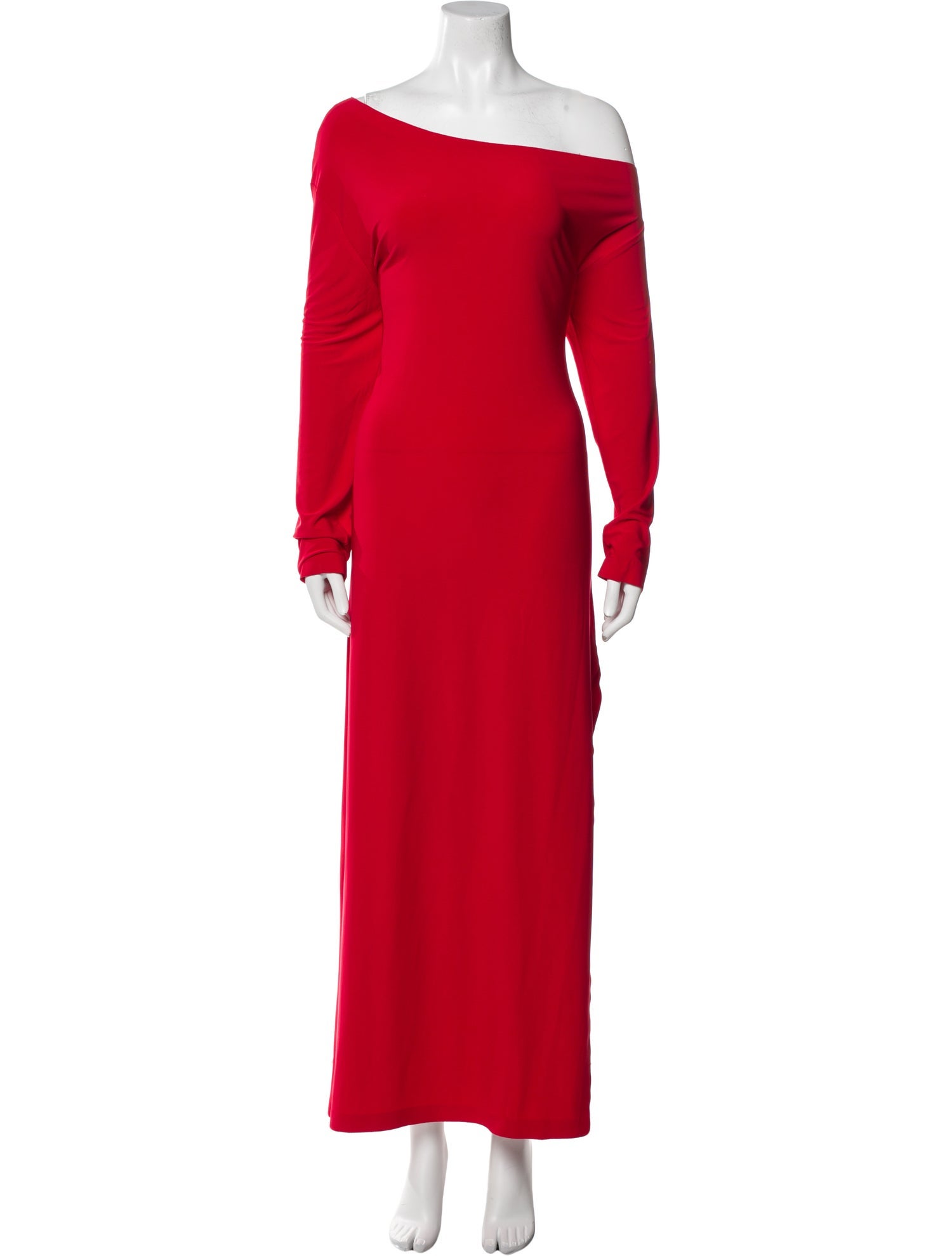 Norma Kamali One-Shoulder Long Dress