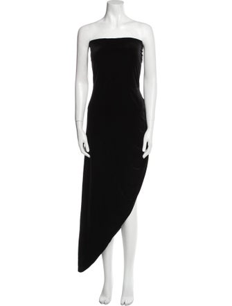 Norma Kamali Strapless Long Dress