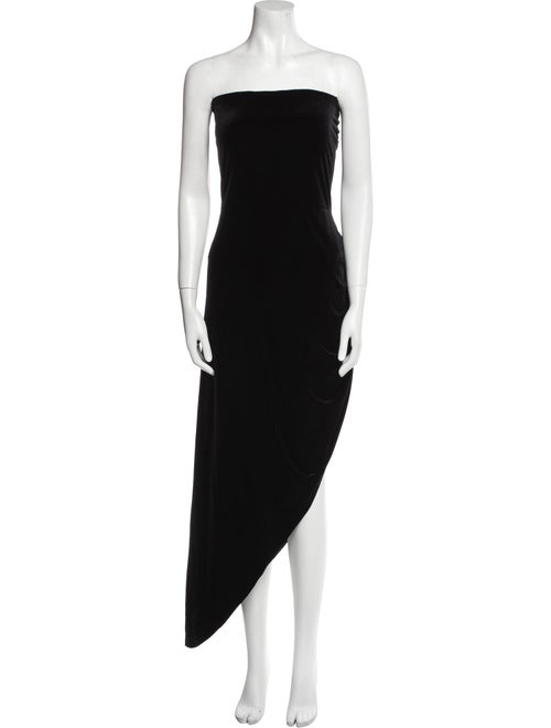 Norma Kamali Strapless Long Dress