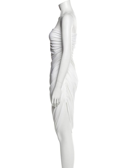 Norma Kamali Strapless Knee-Length Dress