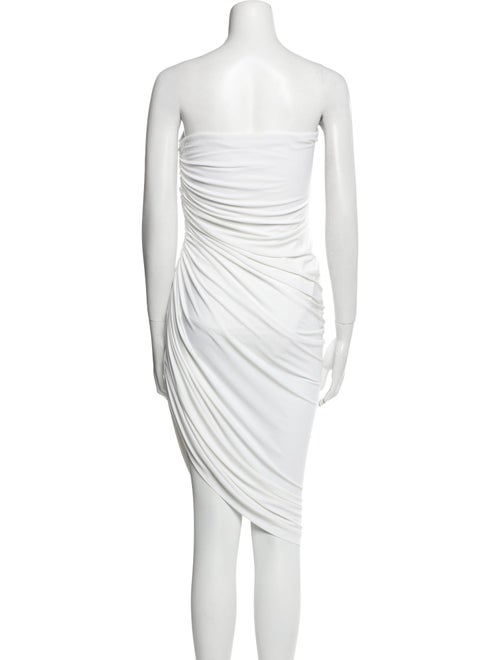 Norma Kamali Strapless Knee-Length Dress