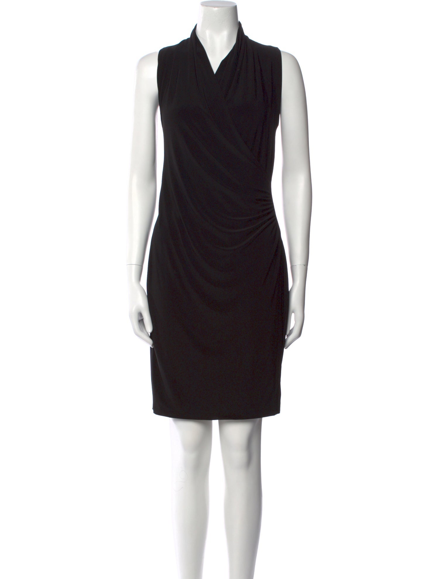 Norma Kamali Cowl Neck Mini Dress