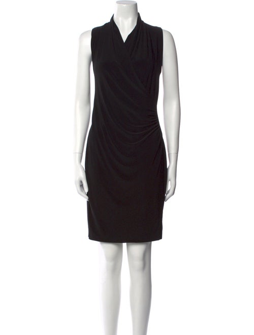 Norma Kamali Cowl Neck Mini Dress