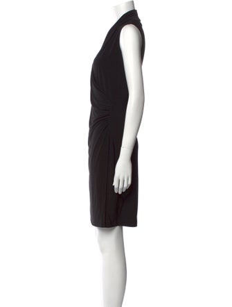Norma Kamali Cowl Neck Mini Dress