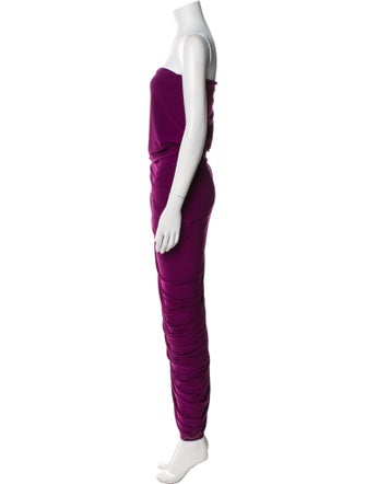 Norma Kamali Strapless Long Dress