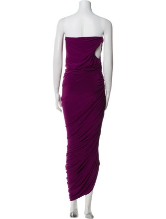 Norma Kamali Strapless Long Dress