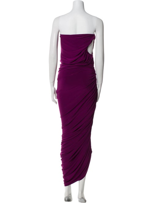 Norma Kamali Strapless Long Dress