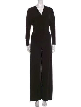 Norma Kamali V-Neck Jumpsuit