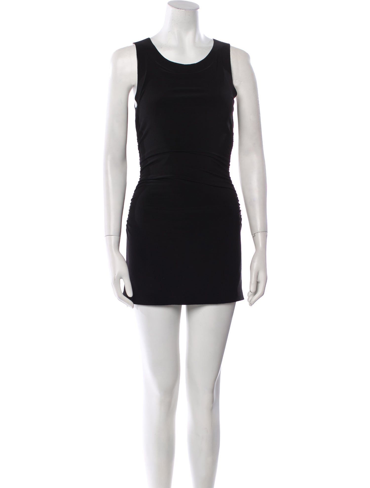 Norma Kamali Scoop Neck Mini Dress