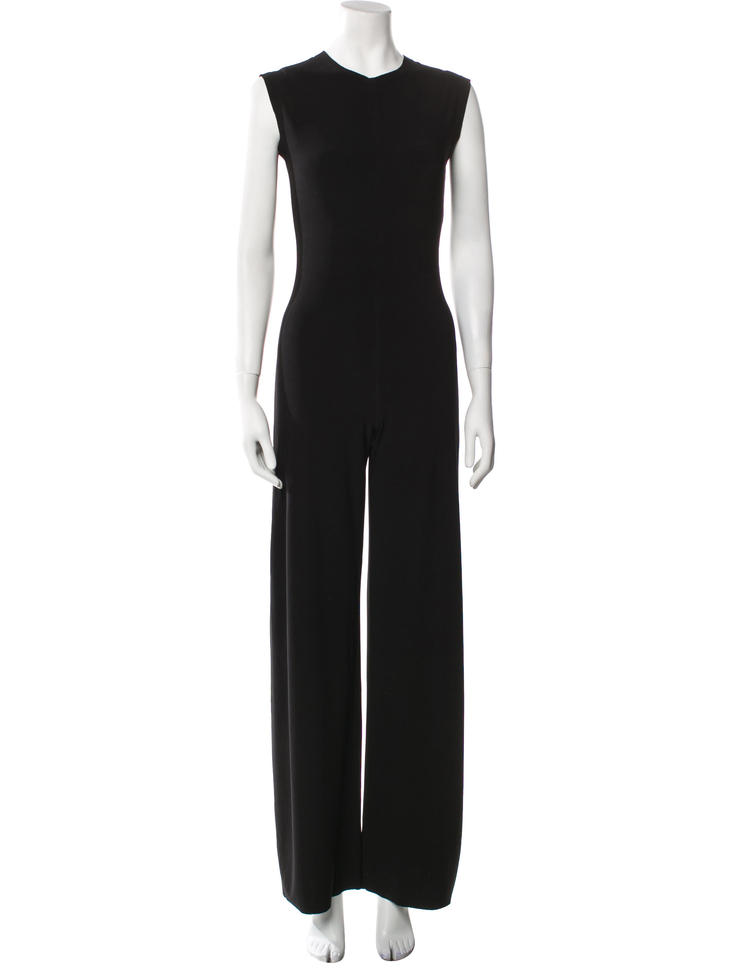 Norma Kamali Crew Neck Jumpsuit