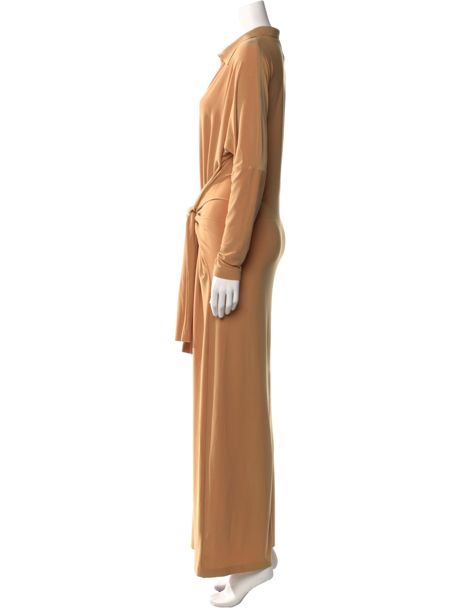 Norma Kamali V-Neck Long Dress