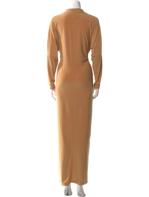 Norma Kamali V-Neck Long Dress
