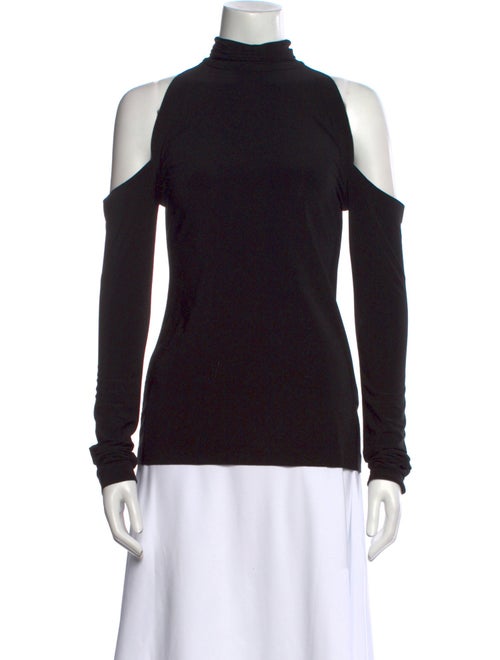 Norma Kamali Turtleneck Long Sleeve Top