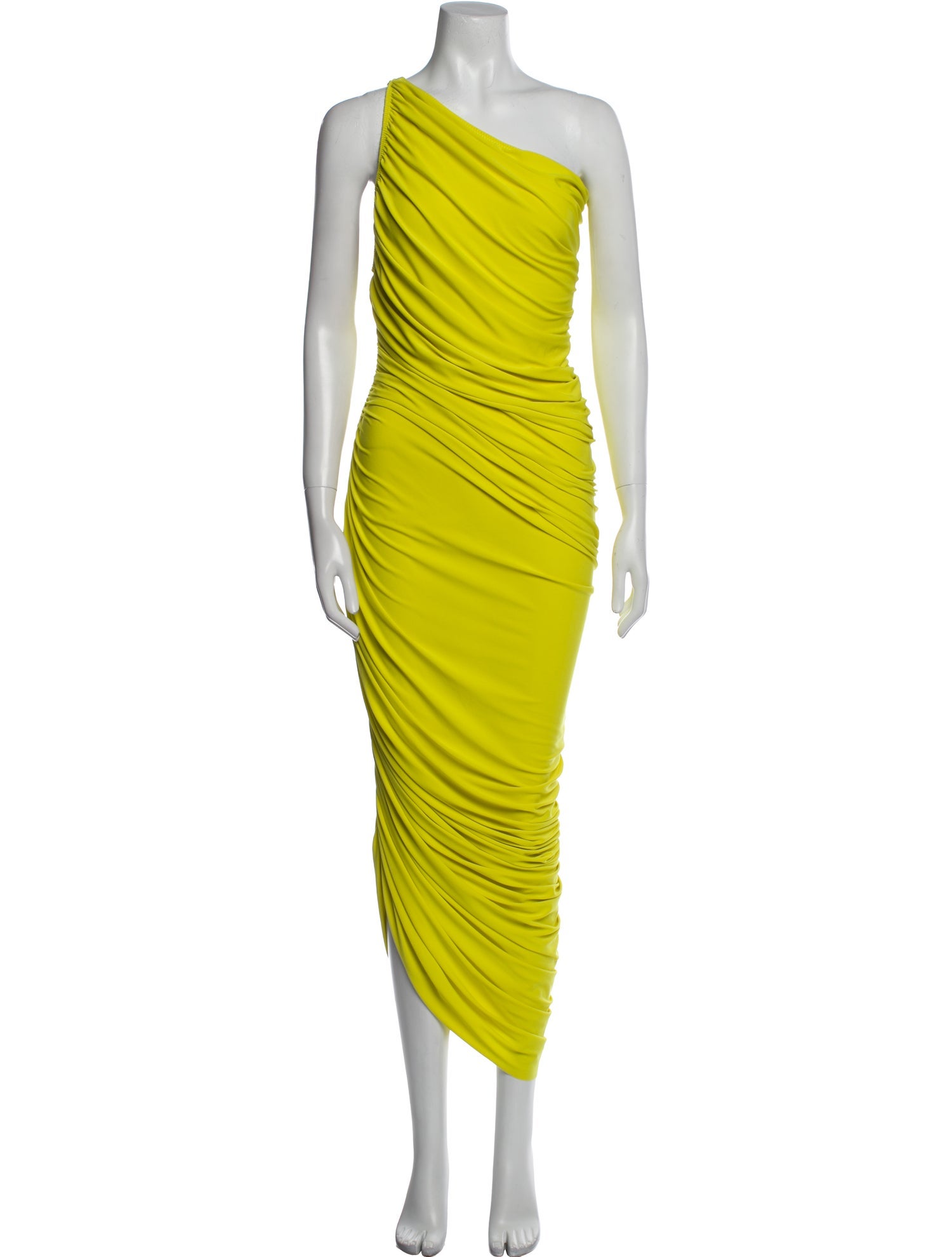 Norma Kamali One-Shoulder Long Dress