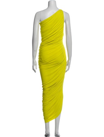 Norma Kamali One-Shoulder Long Dress