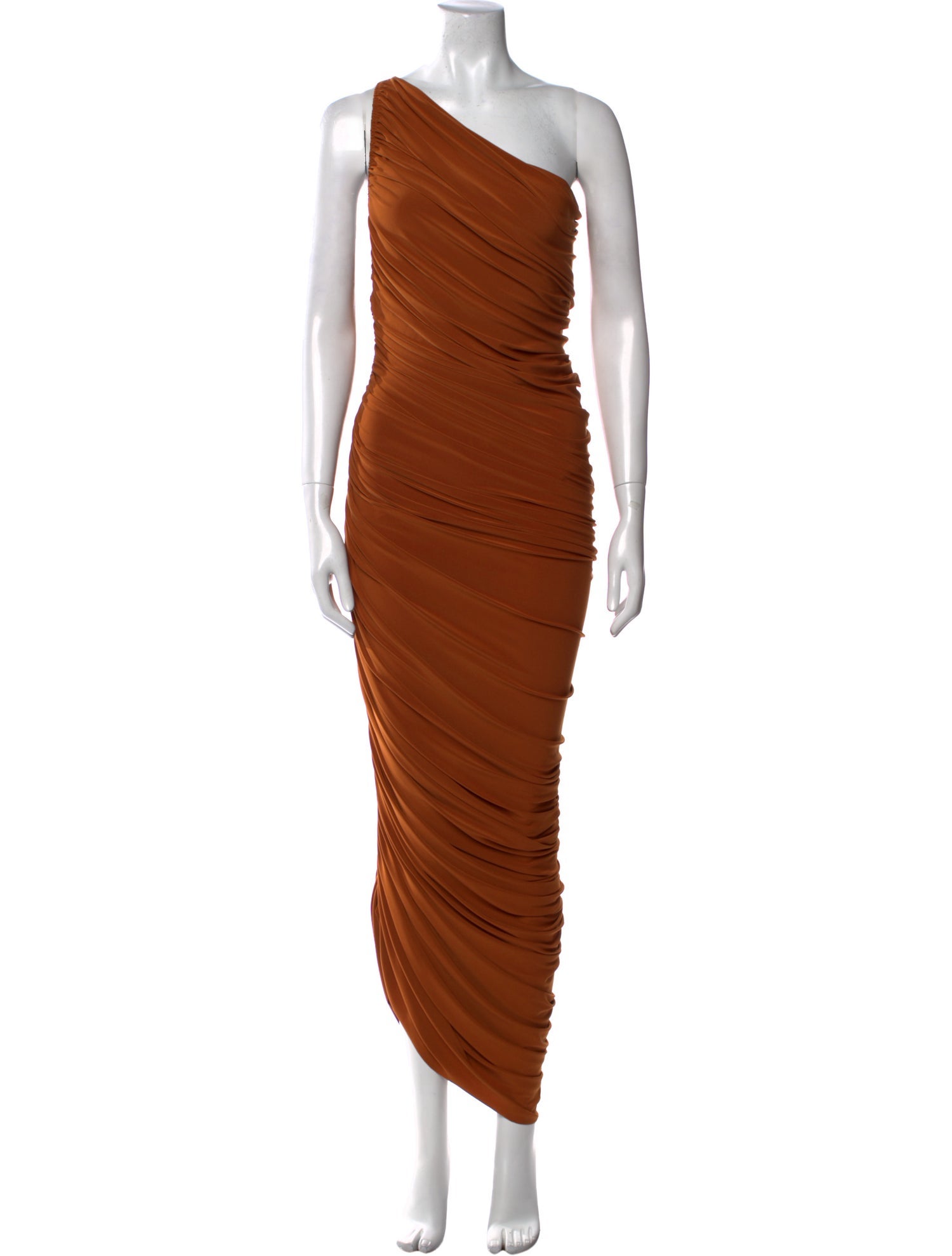 Norma Kamali One-Shoulder Long Dress