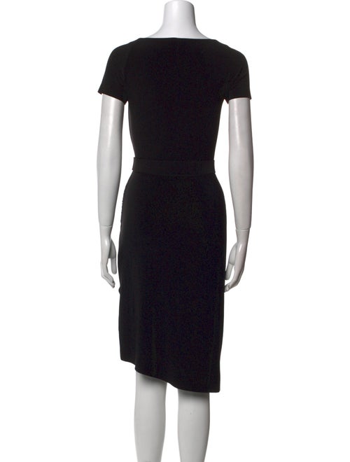 Norma Kamali V-Neck Knee-Length Dress