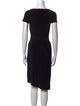 Norma Kamali V-Neck Knee-Length Dress