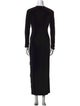 Norma Kamali V-Neck Long Dress