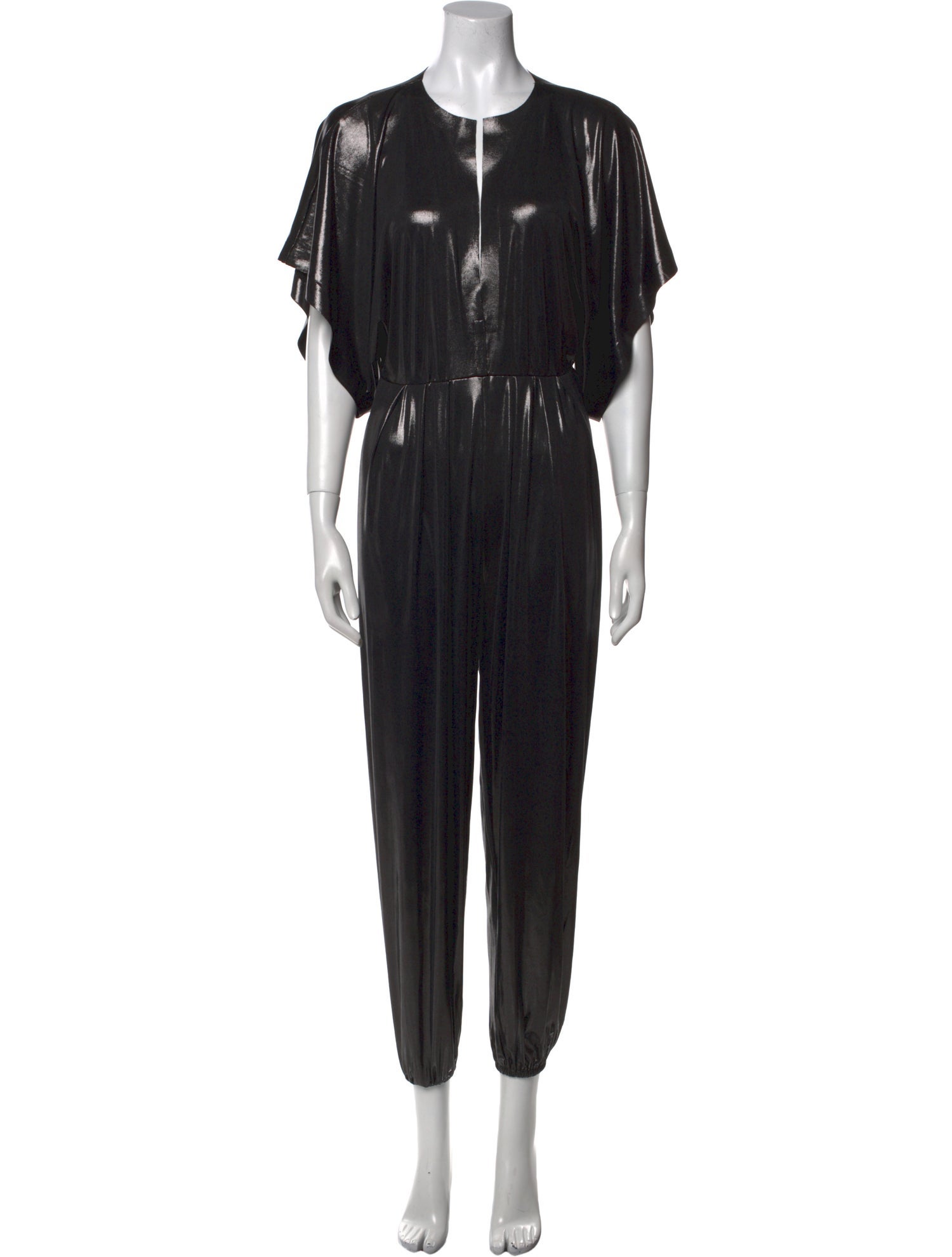 Norma Kamali Crew Neck Jumpsuit