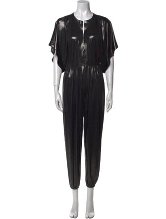 Norma Kamali Crew Neck Jumpsuit