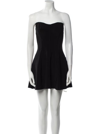 Norma Kamali Strapless Mini Dress