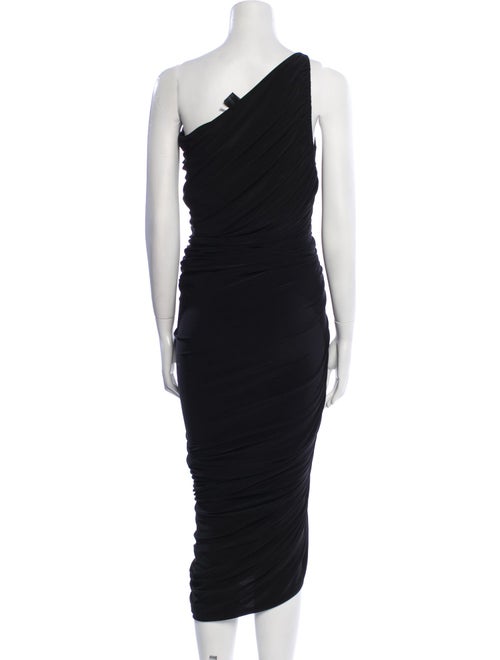 Norma Kamali One-Shoulder Midi Length Dress