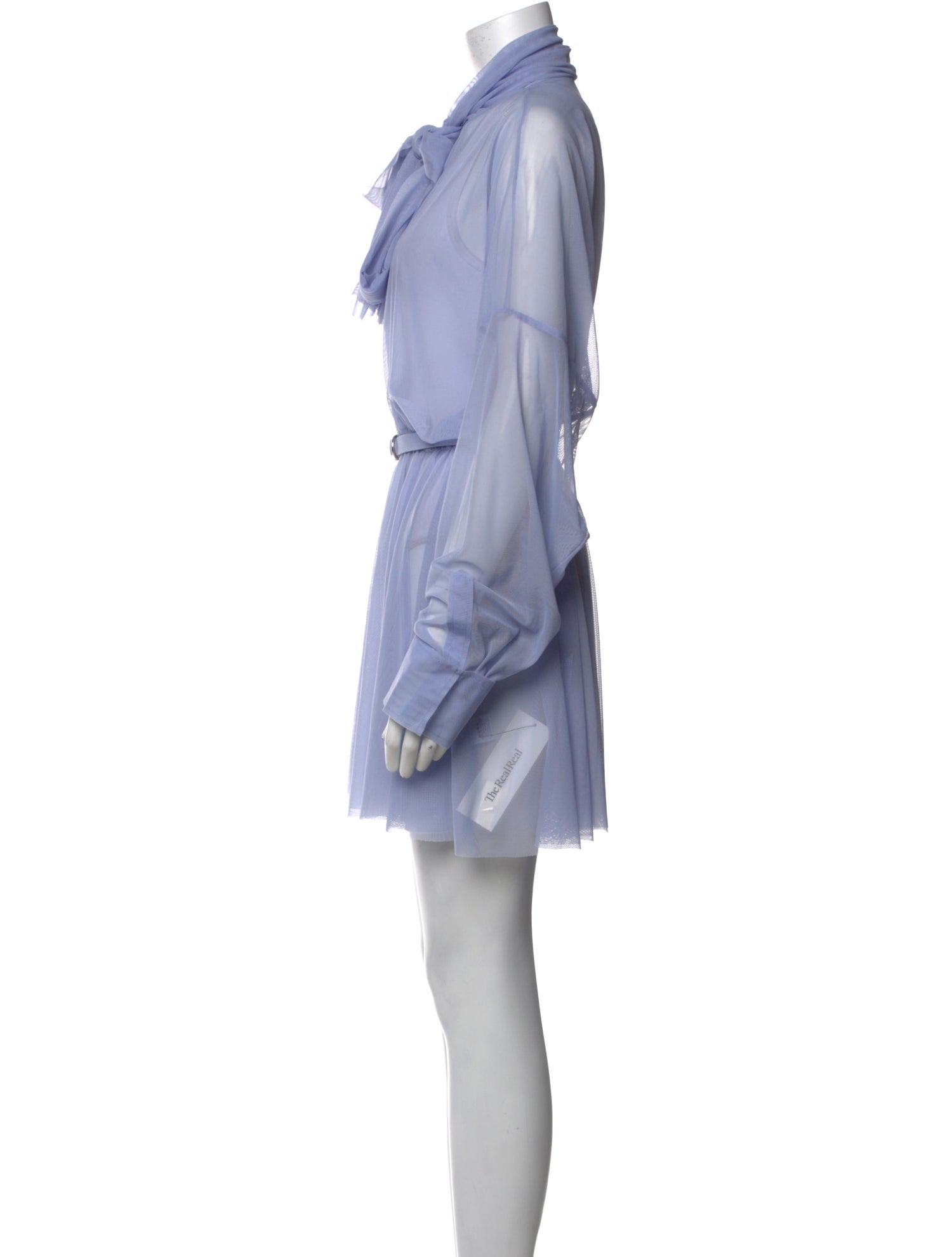 Norma Kamali Mock Neck Mini Dress