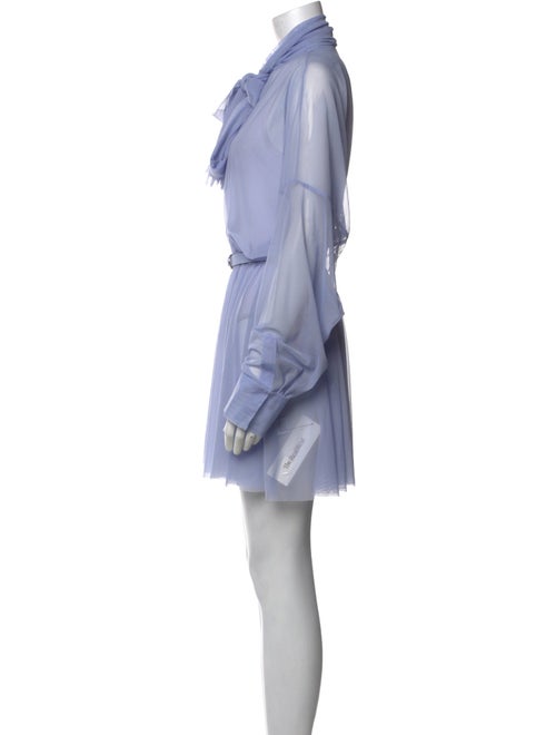 Norma Kamali Mock Neck Mini Dress