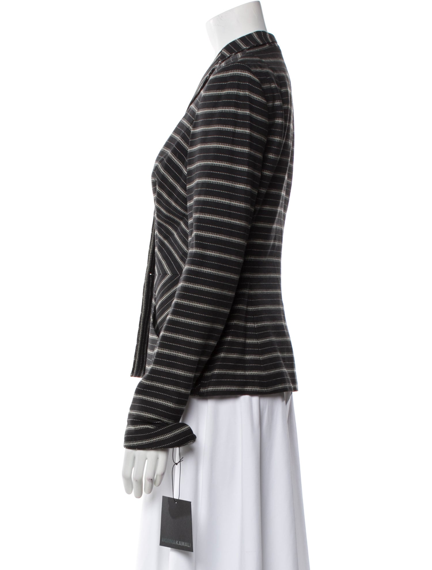 OMO Norma Kamali Vintage Striped Blazer