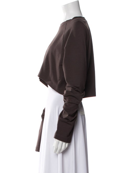 Norma Kamali Crew Neck Long Sleeve Sweatshirt