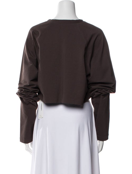 Norma Kamali Crew Neck Long Sleeve Sweatshirt