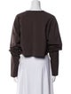 Norma Kamali Crew Neck Long Sleeve Sweatshirt