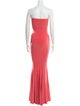 Norma Kamali Strapless Long Dress