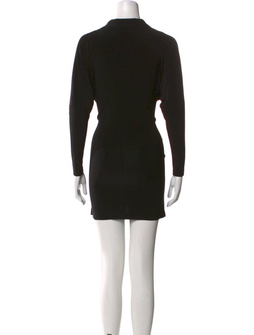 Norma Kamali V-Neck Mini Dress