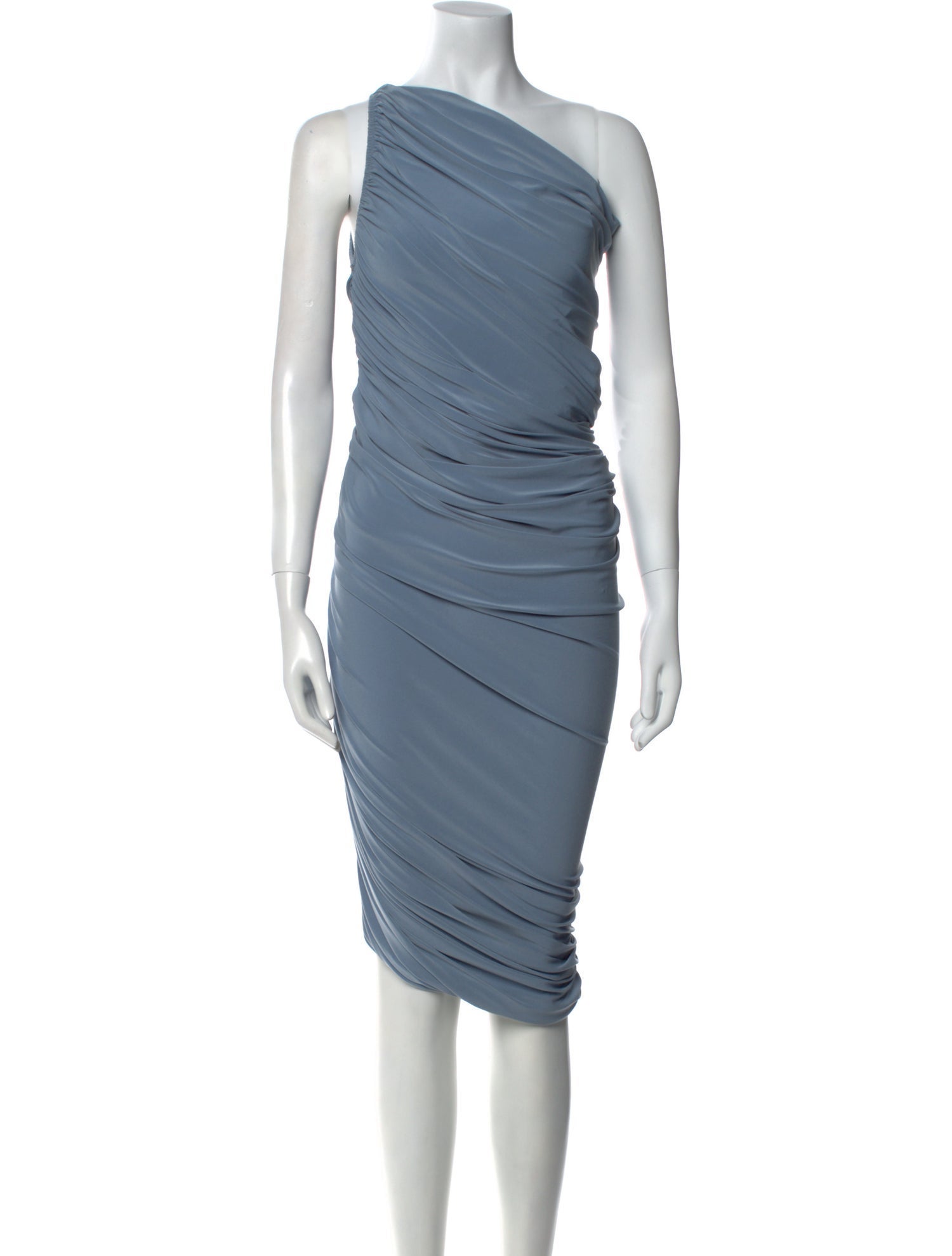 Norma Kamali One-Shoulder Long Dress