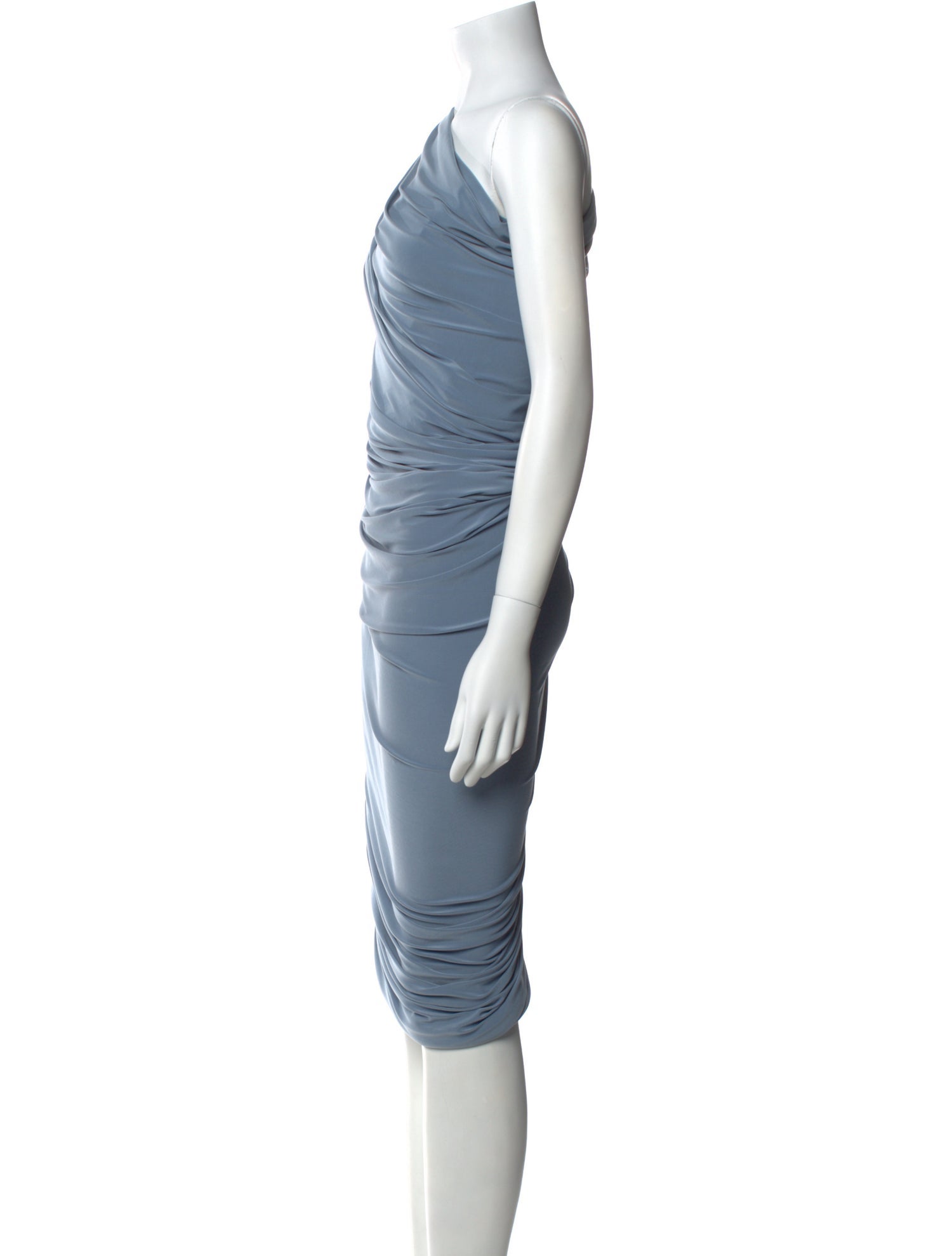 Norma Kamali One-Shoulder Long Dress