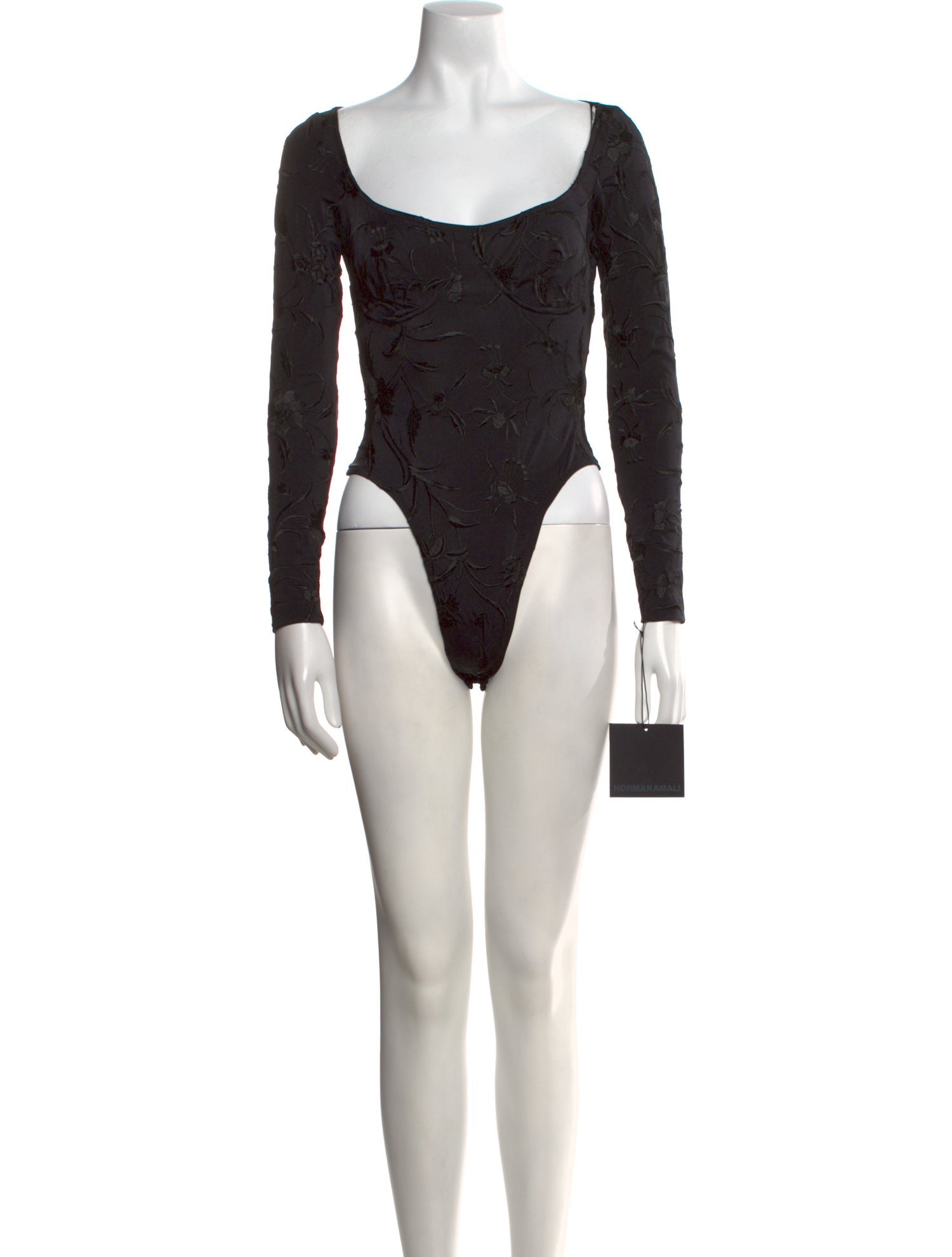 OMO Norma Kamali Vintage Scoop Neck Bodysuit