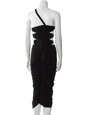 Norma Kamali One-Shoulder Long Dress