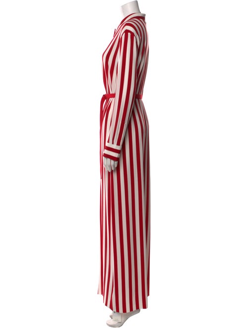 Norma Kamali Striped Long Dress