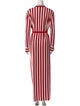 Norma Kamali Striped Long Dress