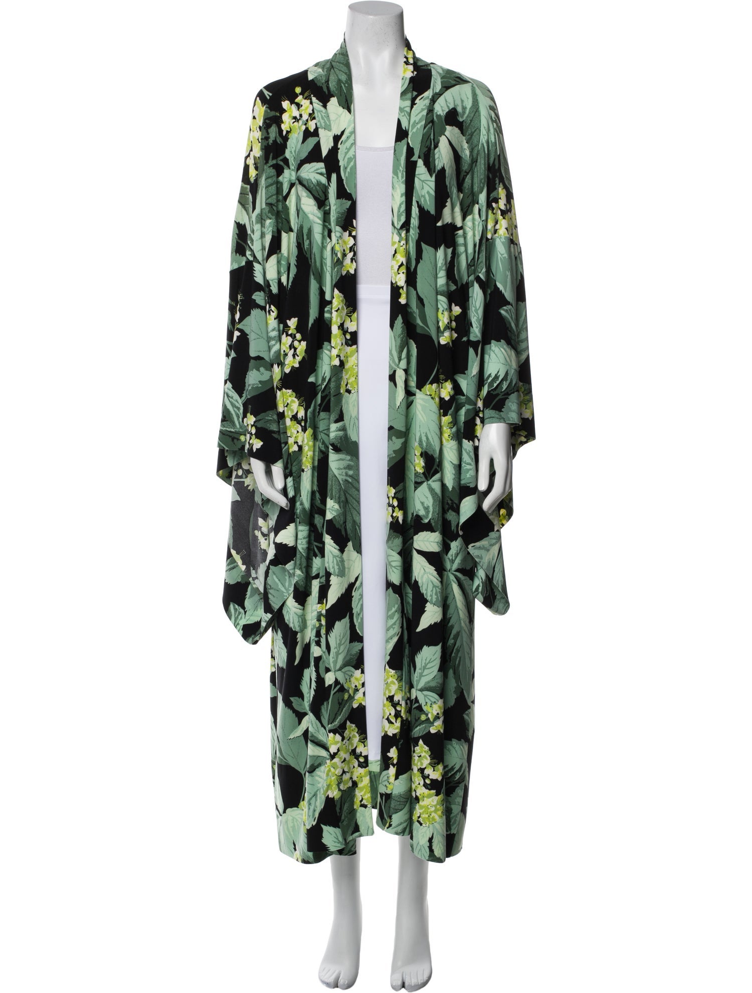 Norma Kamali Floral Print Coat