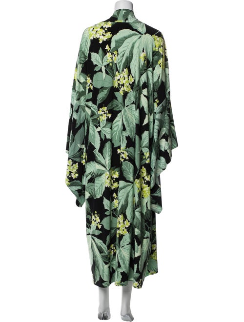 Norma Kamali Floral Print Coat