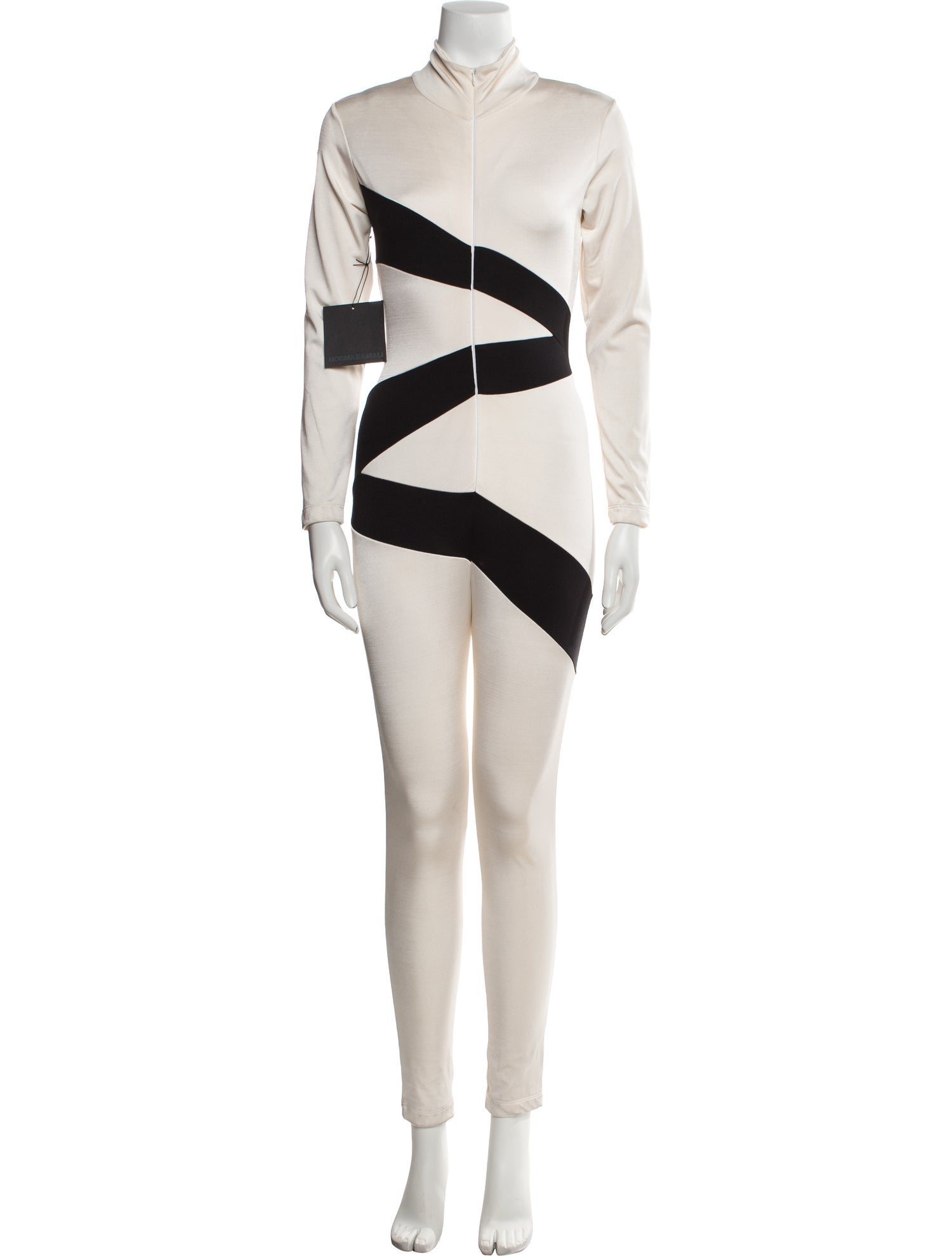 OMO Norma Kamali Vintage Striped Jumpsuit