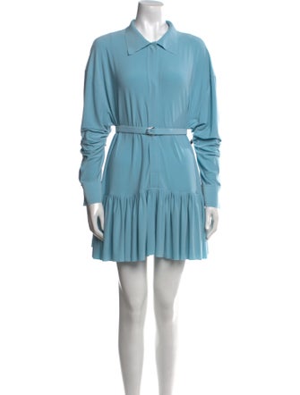 Norma Kamali V-Neck Mini Dress