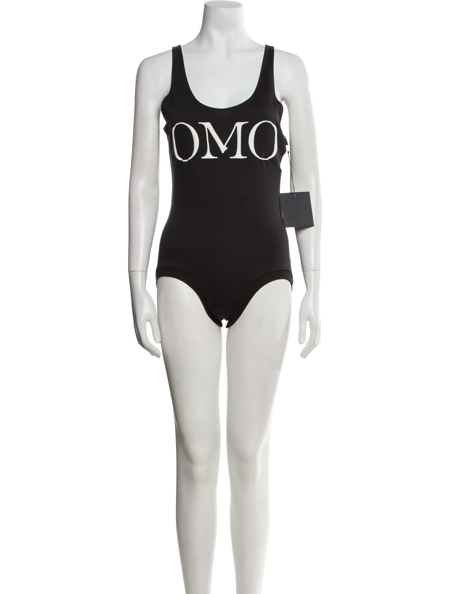 OMO Norma Kamali Vintage Scoop Neck Bodysuit