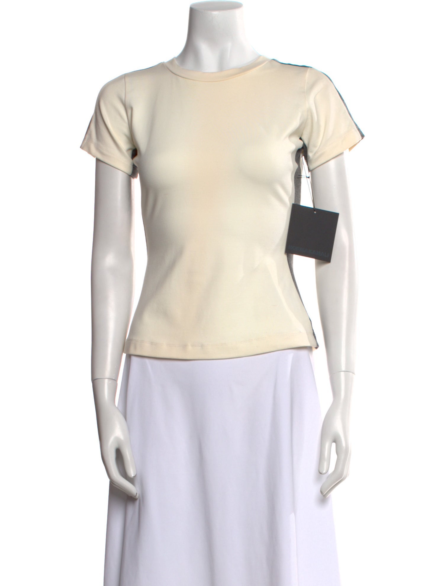 OMO Norma Kamali Vintage Bateau Neckline T-Shirt
