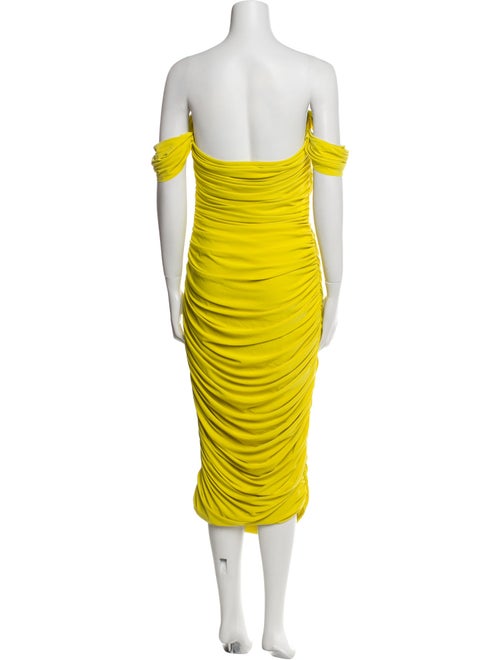 Norma Kamali Strapless Midi Length Dress