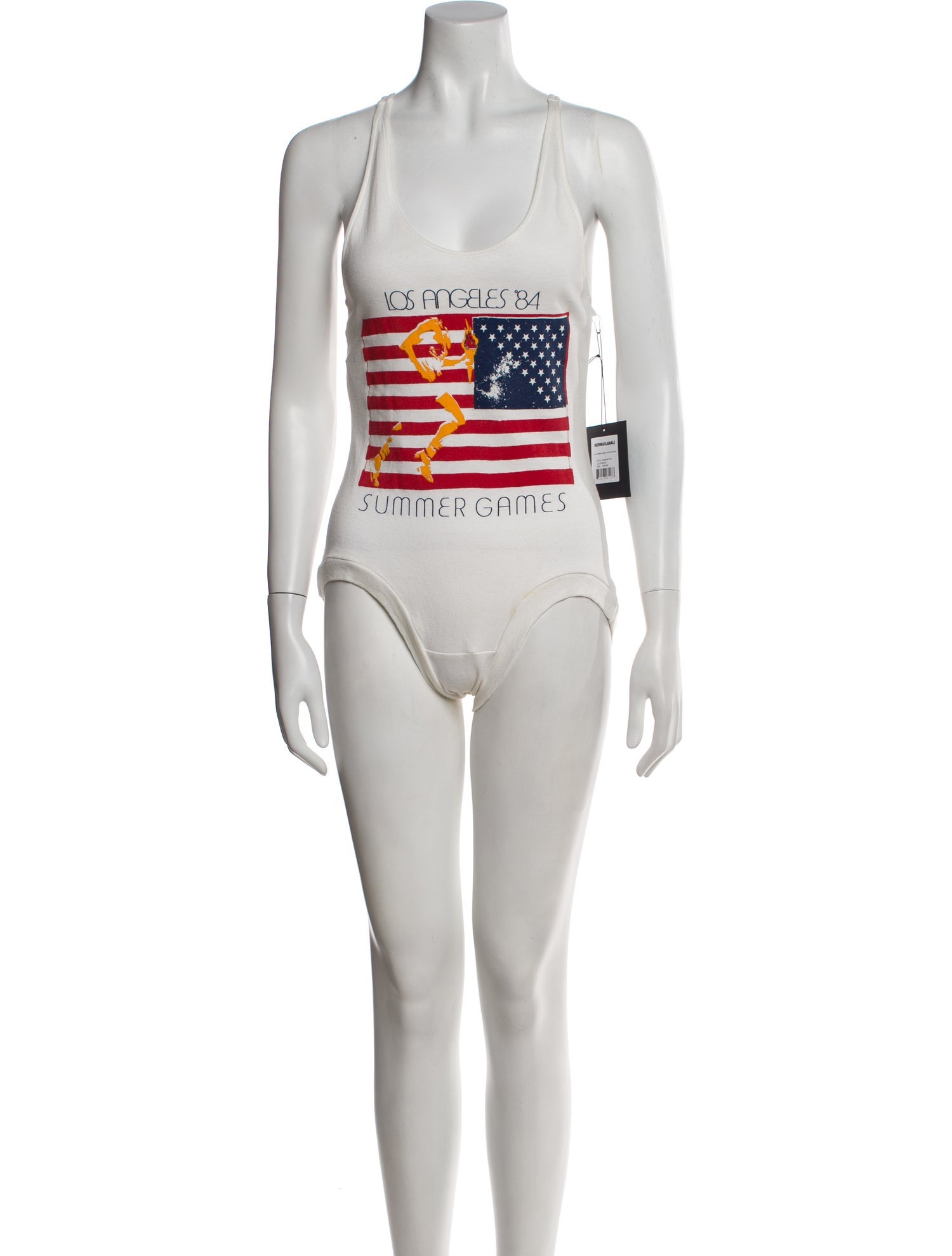 OMO Norma Kamali Vintage 1980's Bodysuit